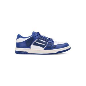 AMIRI Skel-Top Low-Top Leather Sneakers Men BLUE WHITE
